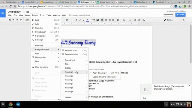 Google Doc Paragraph Styles смотреть онлайн