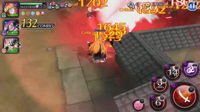 Bleach Brave Souls // 5 Star Rangiku Matsumoto Raid (Legend) Full Auto смотреть онлайн