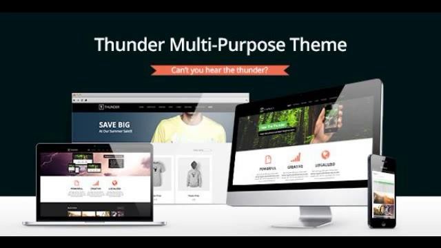 Preview Thunder - Responsive Multi-Purpose Theme смотреть онлайн