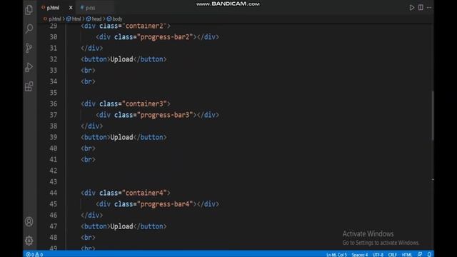 Progress Bar Tutorial CSS HTML /web design смотреть онлайн