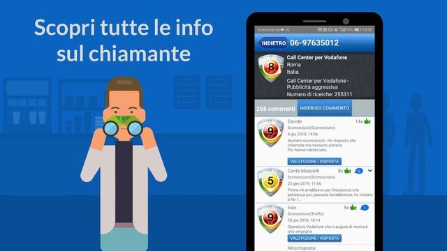 tellows App: Caller ID e blocco chiamate per Android смотреть онлайн