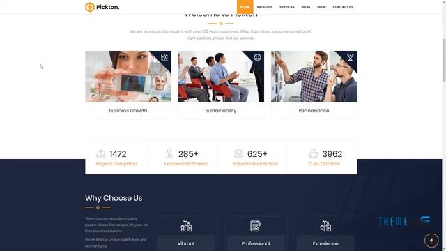 Pickton - Business Consulting Services WordPress Theme Wil Dirk смотреть онлайн