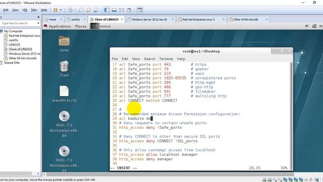 How to block bad website in red hat enterprise Linux7 смотреть онлайн