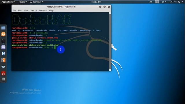 افضل طريقة تنزيل قوقل كروم google chrome على نظام الكالي لينكس | kali linux смотреть онлайн