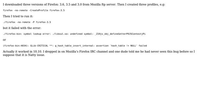 Ubuntu: How to run multiple versions (via multiple profiles) of Firefox? смотреть онлайн