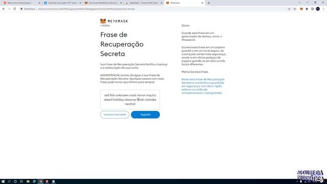 Como Instalar Carteira MetaMask no Chrome смотреть онлайн