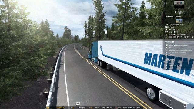 Slammed Freightliner Classic XL with B4RT's Reefer Banging Gears In WA смотреть онлайн