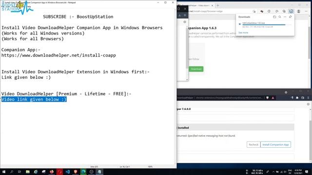 Install Video DownloadHelper Companion App In Windows | Companion App In Video DownloadHelper Windo