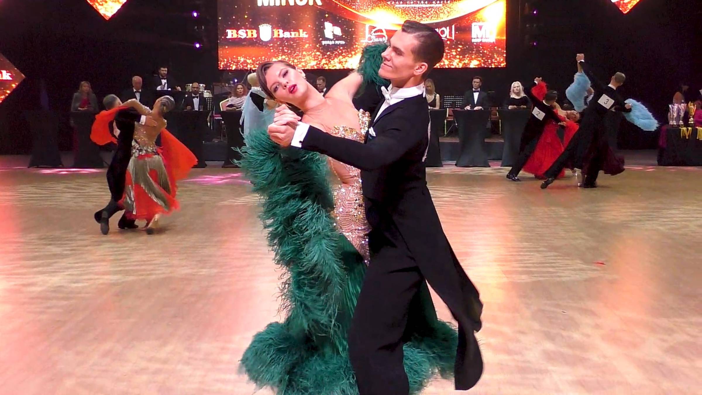 Молодежь 1 St (Open) 1/2: вальс, танго, венский вальс, фокстрот, квикстеп. Capital Cup Miтыл 2024 смотреть онлайн