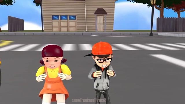 Bad Giant Nick vs Doll Squid Game Troll Miss T and Zombie - Scary Teacher 3D Sad Story смотреть онлайн