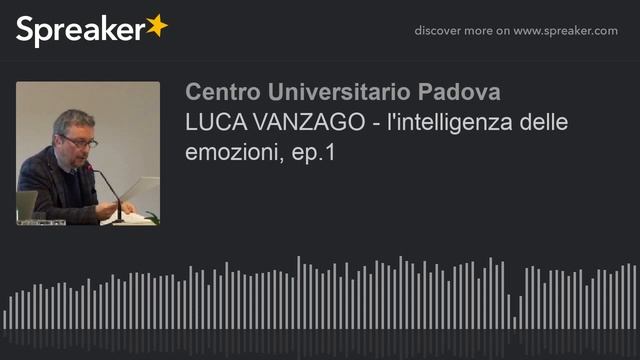 LUCA VANZAGO - l'intelligenza delle emozioni, ep.1 смотреть онлайн