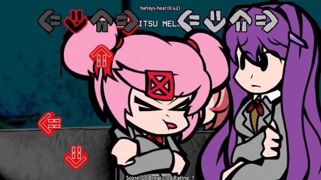 Cat's Heat | Harley's Heat But Natsuki And Yuri Sing It | FNF COVER смотреть онлайн