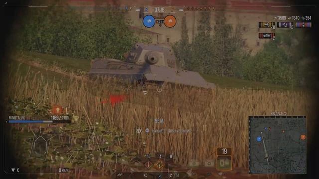 WoT. Если есть у ЛВР хотя бы 0,001 %-ный шанс не пробить, попасть в гуслю, он будет со 100 %