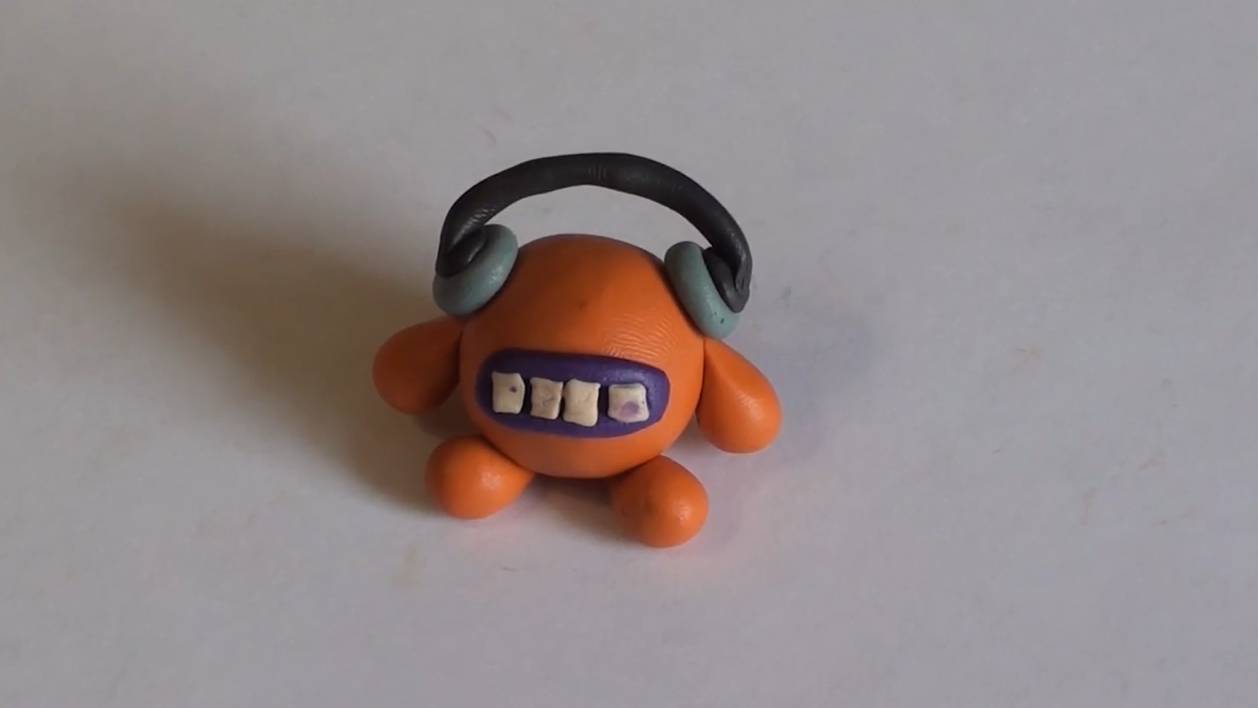 Оранжевый Залипака из пластилина урок лепки смотреть онлайн