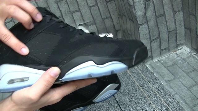 AIR JORDAN 6 LOW BLACK METALLIC SILVER from nicekickss.cn смотреть онлайн