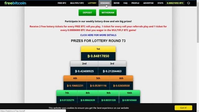 Freebitco.in секреты 2018. Как эффективнее пользоваться сайтом Freebitcoin Бонус Reward