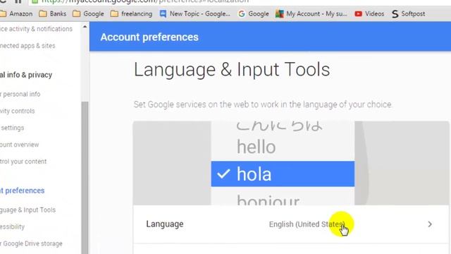 How to change language in Google Account смотреть онлайн