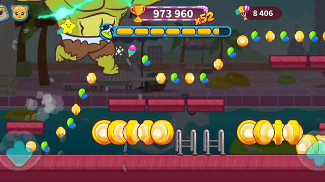 Unstoppable Ben and Ginger 🍬🍭Talking Tom Candy Run Android Gameplay #1 смотреть онлайн