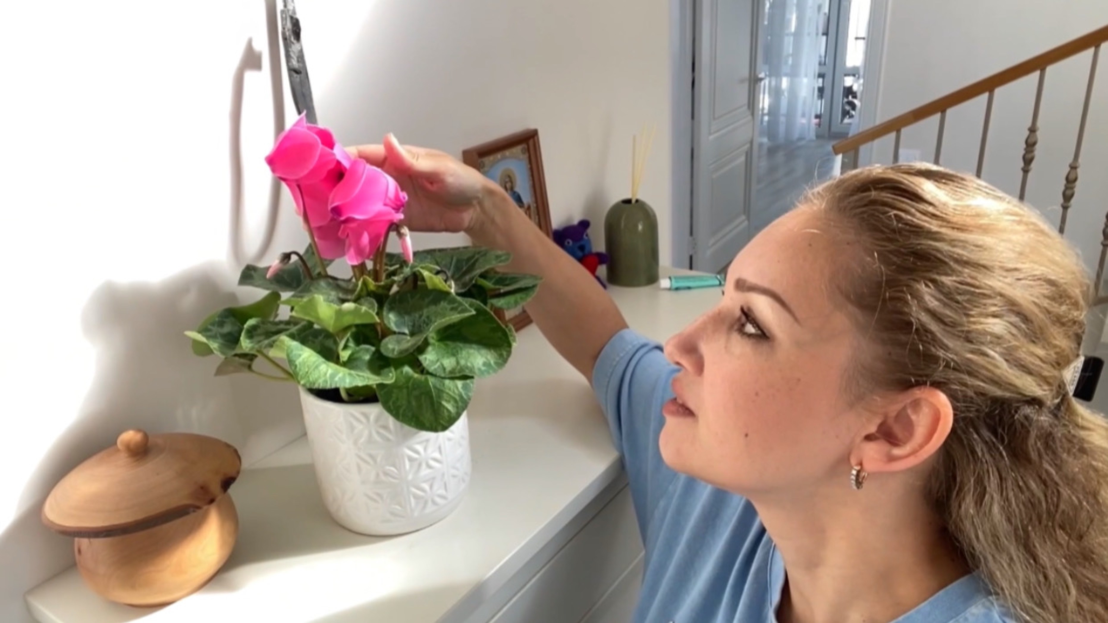 ВЛОГ Пересадила цветы 🌷! Обожаю цикламены 🌷 смотреть онлайн