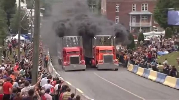 Драг рейсинг на грузовиках - это круто!