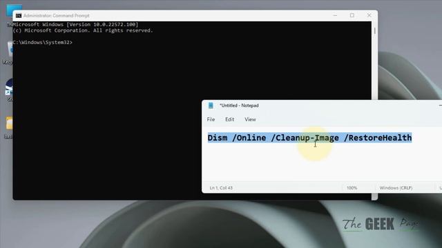 Windows Resource Protection found corrupt files : Windows 11 смотреть онлайн
