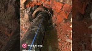 Бестраншейный способ замены канализационной трубы