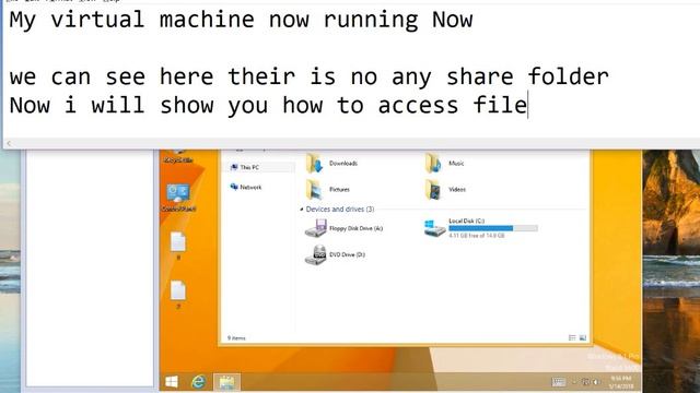 How To Share Files/Folder in VMware workstation смотреть онлайн