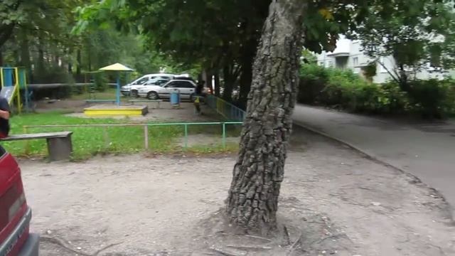 Калининград, Пионерская 52-58. Машины во дворе смотреть онлайн