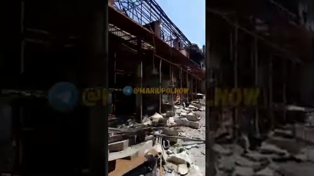 Мариуполь. Центральный рынок, вещевые ряды. Июнь 22г смотреть онлайн