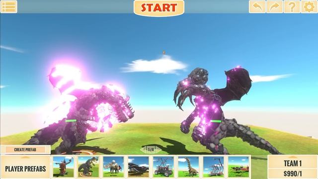 CTHULHU vs DARK DRAGON in Animal Revolt Battle Simulator with SHINCHAN CHOP FRANKLIN смотреть онлайн