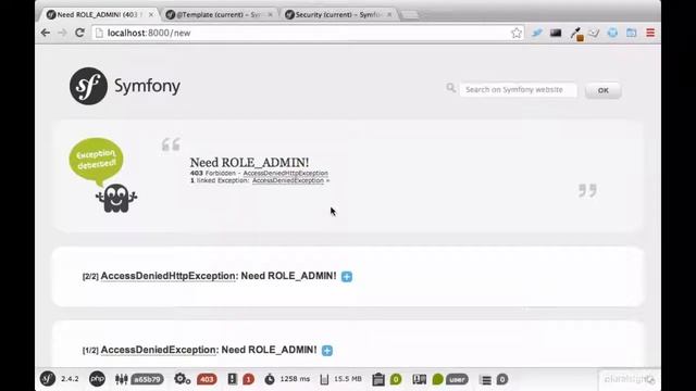 8 Denying access AccessDeniedException смотреть онлайн