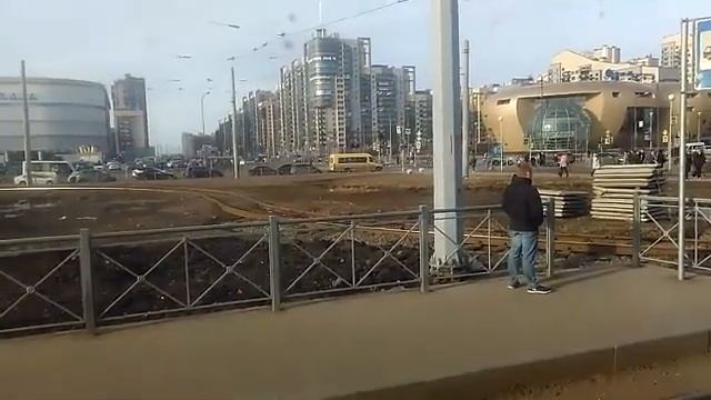 Трамвай из Стрельны в Санкт-Петербург 07 апреля 2018 г смотреть онлайн