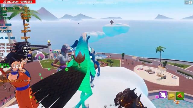 Fazendo a Fusão do Dragon ball no Fortnite смотреть онлайн