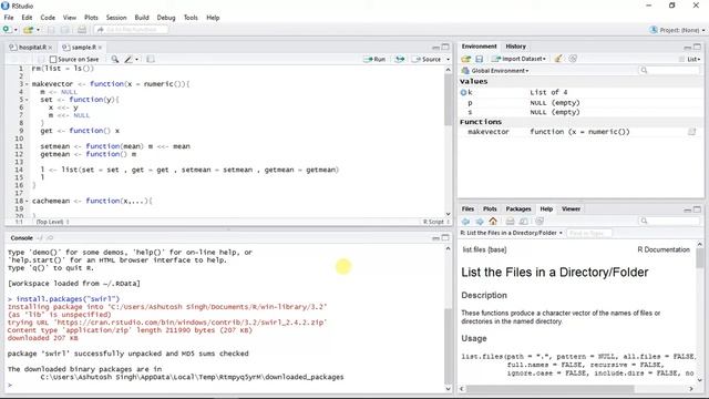 Installing packages in R (R Studio Windows ) смотреть онлайн
