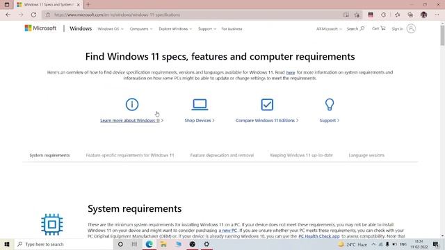get ready for windows 11 to see if this pc can run windows 11,check the hardware requirement ..... смотреть онлайн