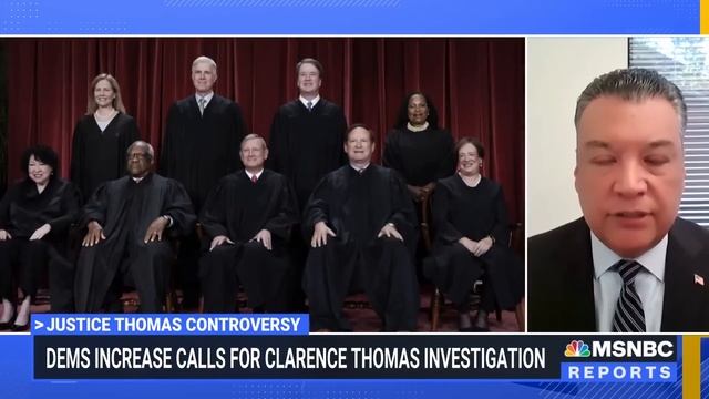 Sen. Alex Padilla (D-CA): Alleged Clarence Thomas ethics violations are "unconscionable" смотреть онлайн