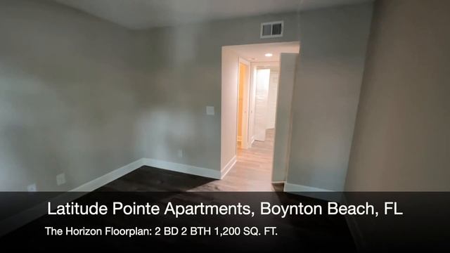 Latitude Pointe Apartments In Boynton Beach, FL 2 BD 2 BTH The Horizon Floorplan Tour. Home D-104.
