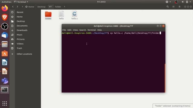 Basic Commands in Ubuntu | Implementation on terminal | Hinglish смотреть онлайн