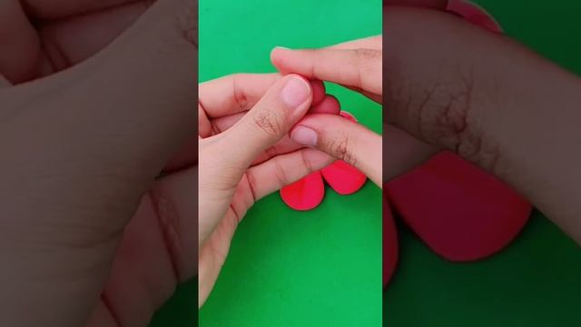 Легкий цветок из полимерной глины🌺 #shorts # смотреть онлайн