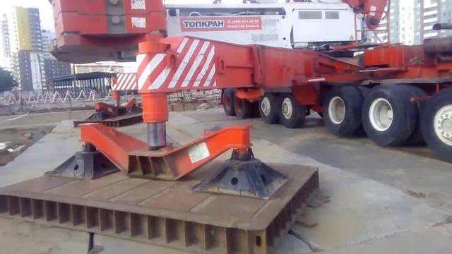 Огромный автокран 550 тонн! смотреть онлайн