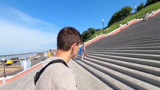 Из Подмосковья в НИЖНИЙ НОВГОРОД/Попали под ливень/Кремль/Чкаловская лестница смотреть онлайн