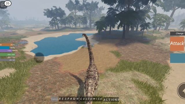 dinosaur world mobile Aegyptosaurus remodel смотреть онлайн