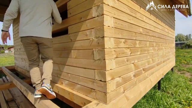 Сила Дерева Томск / Дом из бруса 6х8м под усадку смотреть онлайн