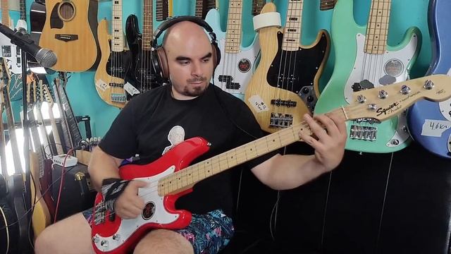 Китайский Fender squier PJ в 4-х цветах. (Реплика). смотреть онлайн