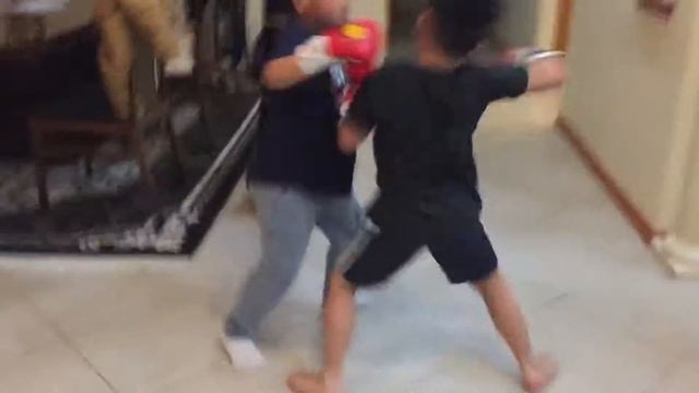 Two Kids Fighting