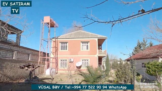 NOVXANIDA, 24 SOTDA BAĞ EVİ SATILIR / Недвижимость в Баку / EV SATIRAM TV/ bag evleri /ev satışı смотреть онлайн