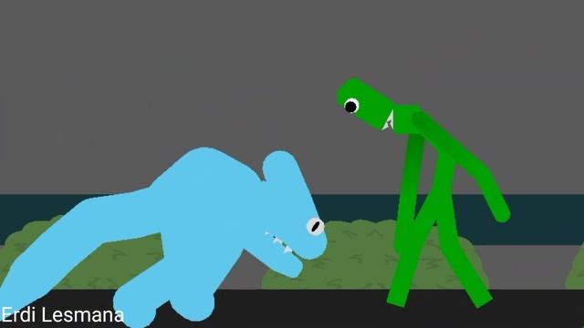Cyan Vs Green (Rainbow Friends)