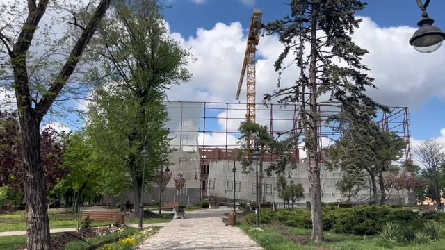 Район драмтеатра, центр. Мариуполь, май 2024