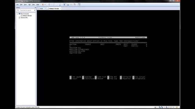 Servidor Firewall - Debian смотреть онлайн