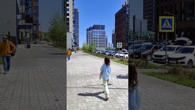 Прогулка вдоль новостройки города Казани . смотреть онлайн